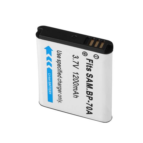 Pin máy ảnh Lithium Samsung BP-70A 1200mAh cho AQ100, ES65, ES70, ES73, SL50, SL600, ST60, ST70 - Bảo vệ thông minh, vận hành tốt