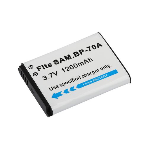 Pin máy ảnh Lithium Samsung BP-70A 1200mAh cho AQ100, ES65, ES70, ES73, SL50, SL600, ST60, ST70 - Bảo vệ thông minh, vận hành tốt