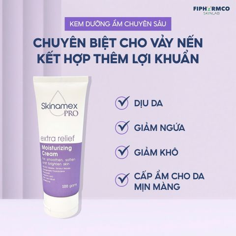 Kem Dưỡng Ẩm Skinamex Pro 100gr - Giải Quyết Da Vảy Nến, Ngứa Rát, Cấp Nước Chống Lão Hóa Cho Da Mặt