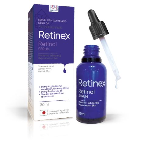 Serum Dưỡng Da Ngăn Ngừa Lão Hóa và Giảm Nám Tàn Nhang RETINEX RETINOL 30ml