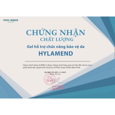 Gel Hylamend 30ml - Giải Pháp Hoàn Hảo Cho Da Mụn, Bảo Vệ và Cấp Ẩm, Giúp Da Khỏe Mạnh Tươi Trẻ