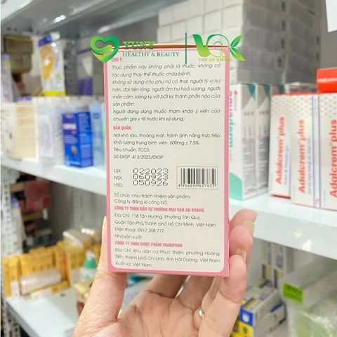 Viên Uống Bổ Huyết Điều Kinh VAK - Hỗ Trợ Cân Bằng Kinh Nguyệt, Giảm Đau Bụng Hành Kinh - 30 Viên Nang Thảo Dược tự nhiên