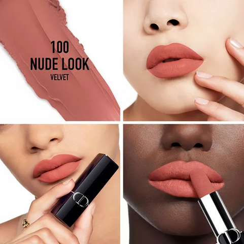 Son Dior 100 velvet nude look 3.5g full size full box