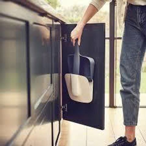Bộ Chổi và Hốt Rác Cao Cấp JOSEPH JOSEPH 65001 - Thiết Kế Thông Minh Tiết Kiệm Không Gian, Lông Chổi Mềm Mại, Tiện Lợi cho Ngôi Nhà Gọn Gàng