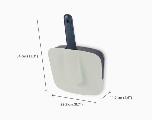 Bộ Chổi và Hốt Rác Cao Cấp JOSEPH JOSEPH 65001 - Thiết Kế Thông Minh Tiết Kiệm Không Gian, Lông Chổi Mềm Mại, Tiện Lợi cho Ngôi Nhà Gọn Gàng