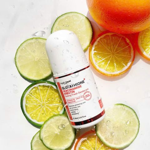 Lăn Khử Mùi Dưỡng Trắng Angel's Liquid Glutathione + Niacinamide 60ml - Giảm Mùi, Làm Sáng Da, Phù Hợp Mọi Loại Da