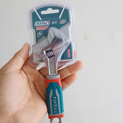 Mỏ Lết 6 Inch Total THT101066 - Dụng Cụ Sửa Chữa Chắc Chắn, Thiết Kế Nhỏ Gọn, Dễ Điều Chỉnh cho DIY & Điện Nước