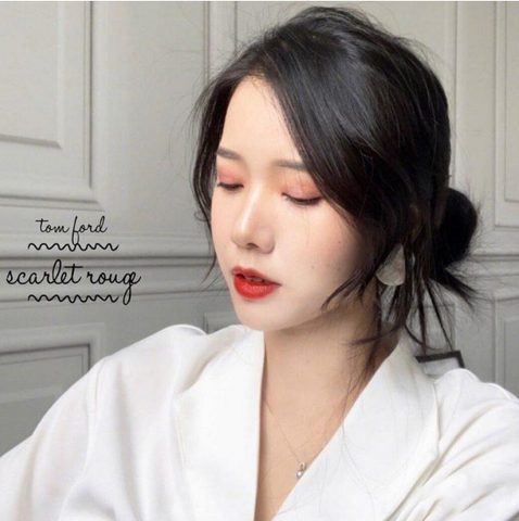 Son Tom Ford 16 Matte - Scarlet Rouge (Vỏ Đỏ) - Son Lì Sang Trọng, Màu Đỏ Quyến Rũ, Chất Son Mịn, Bảo Đảm Độ Ẩm Môi