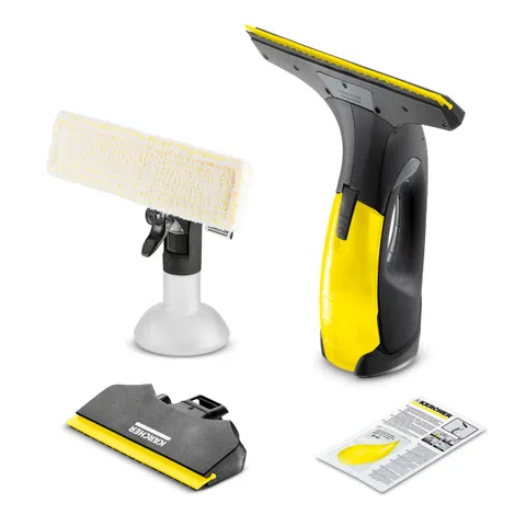 Máy Lau Kính Karcher WV 2 Black Edition - Phiên Bản Giới Hạn, Pin Lithium Ion, Cho Cửa Sổ, Gương, Bề Mặt Không Thấm Nước, Độ ồn Thấp
