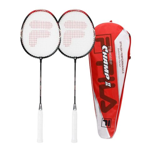 Sét Vợt Cầu Lông Fila Champ II - Bao Gồm 2 Vợt & Túi Đựng Nhẹ, Độ Bền Cao, Thiết Kế Tiện Dụng cho Người Chơi Cầu Lông
