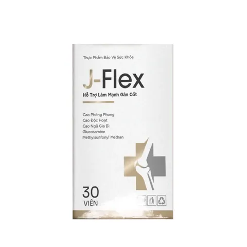 Viên uống J-Flex - Hỗ trợ giảm đau lưng, mỏi gối, tê tay chân, đau nhức xương khớp - Hộp 30 viên - Sản phẩm Medzavy Việt Nam