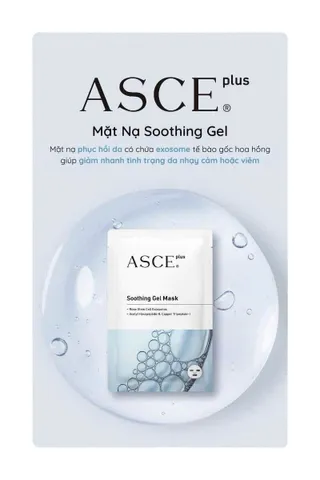Mặt Nạ Gel ASCE Plus Phục Hồi Da - Mặt Nạ Làm Dịu Da Chuyên Sâu 38ml - ExoCoBio Hàn Quốc