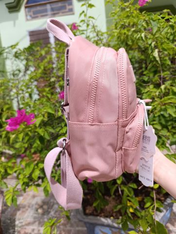 Combo Balo Mini Nữ Chất Vải Oxford + Ví Dài Cầm Tay Phong Cách Hàn Quốc - Nhỏ Gọn, Tiện Lợi, Thời Trang Trendy