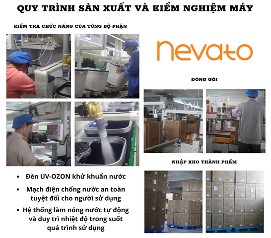 Bồn Ngâm Chân Massage Diệt Khuẩn Thông Minh Nevato NVF605 Công Suất 800W