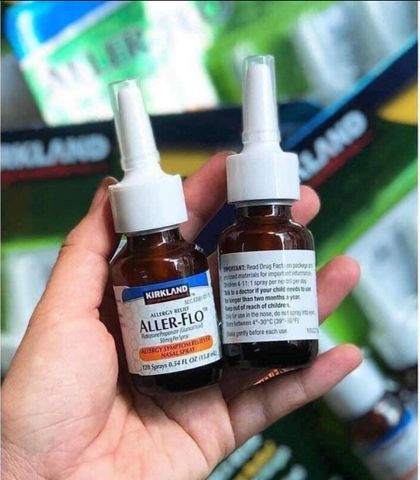 Vỉ 5 Hộp Xịt Mũi Viêm Xoang Kirkland Aller Flo 144ml - Giải Pháp Thoải Mái Cho Mũi, Hỗ Trợ Dị Ứng và Ngạt Mũi Hiệu Quả