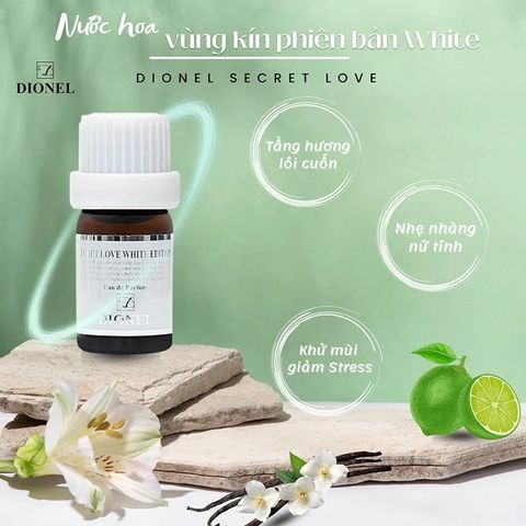 Nước Hoa Vùng Kín Dionel Chính Hãng - Khử Mùi, Hương Thơm Quyến Rũ, Giữ Lâu 16-18 Giờ - Bảo Chứng Từ Hàn Quốc