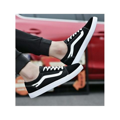 Giày Nam SNEAKER Da Lộn G5 Đen Dây Trắng - Thể Thao Công Trường, Giá Tốt, Chất Lượng Cao, Size Đầy Đủ, Ảnh Thật Tại Shop