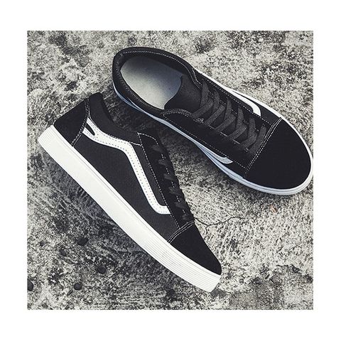 Giày Nam SNEAKER Da Lộn G5 - Màu Đen Dây Trắng, Thể Thao, Công Trường, Hàng Thật Chất Lượng, Đầy Đủ Size