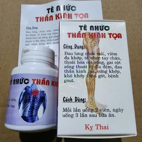 Viên uống tê nhức thần kinh tọa Việt Nam chính hãng hỗ trợ xương khớp thần kinh tọa