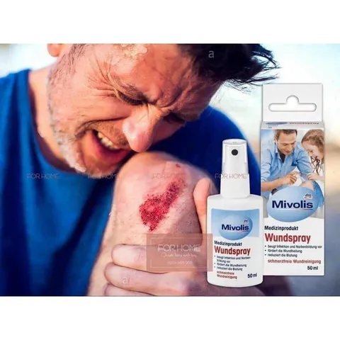 Xịt Cầm Máu và Khử Trùng Vết Thương Das - Sản Phẩm Chăm Sóc Sức Khỏe Đang Hot từ Đức, Dung Tích 50ml, Dễ Dùng, Bảo Vệ Vết Thương Hiệu Quả