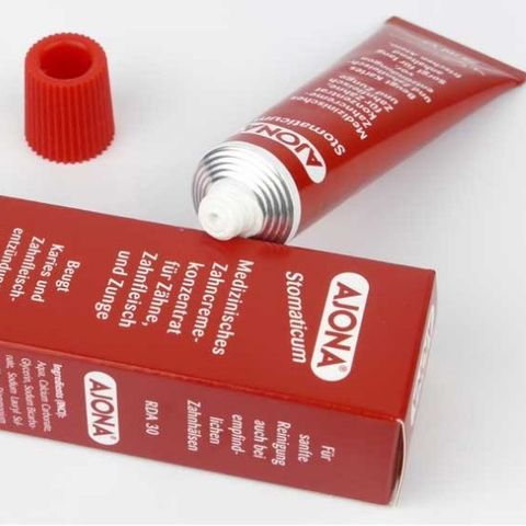 Kem Đánh Răng Ajona Stomaticum 25ml - Chống Mảng Bám, Nướu Nhạy Cảm, Hơi Thở Thơm Tho, Răng Trắng Sáng, Chăm Sóc Răng Miệng Từ Thiên Nhiên