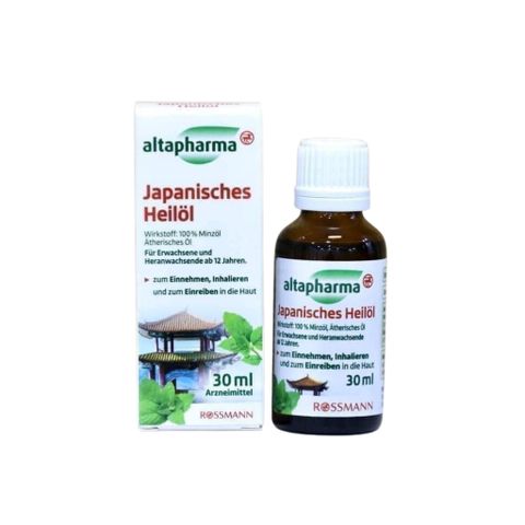 Tinh Dầu Nhật Bản Japanisches Heilöl 30ml - Dầu Thảo Dược Giải Độc, Thông Mũi, Hỗ Trợ Tiêu Hóa - Sản Phẩm Chính Hãng Đức