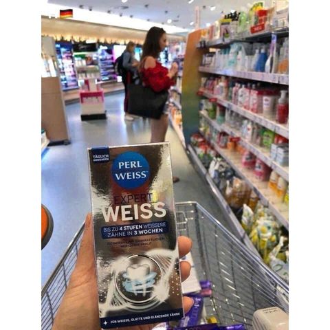 Kem Đánh Răng Perl Weiss Expert - Tẩy Trắng Răng Hiệu Quả, Ngăn Vết Ố, Xuất xứ Đức, 50ml