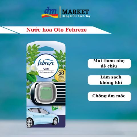 [Hàng Đức] Nước hoa ô tô Febreze Car mùi thơm nhẹ, dễ chịu, 2ml