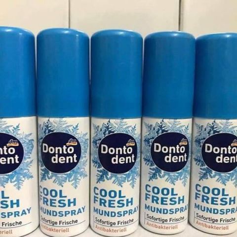 Xịt thơm miệng Dontodent - Khử mùi, làm thơm tức thì với thảo dược tự nhiên, ngăn ngừa bệnh răng miệng, tiện lợi mang theo mọi lúc
