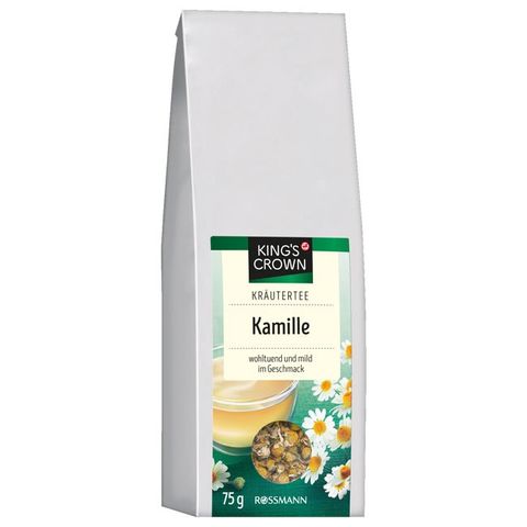 Trà Hoa Cúc Nguyên Bông King Crown - Trà Cao Cấp Đức 75g - Thơm Mát, Giải Nhiệt, Tốt Cho Tiêu Hóa