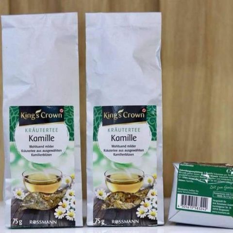 Trà Hoa Cúc Nguyên Bông King Crown - Trà Cao Cấp Đức 75g - Thơm Mát, Giải Nhiệt, Tốt Cho Tiêu Hóa