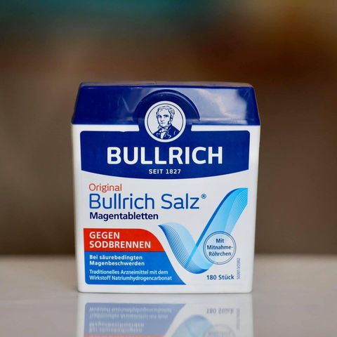 Viên Uống Trào Ngược Dạ Dày Bullrich Salz - Giảm Ợ Hơi, Ợ Chua, Hộp 180 Viên, Xuất Xứ Đức