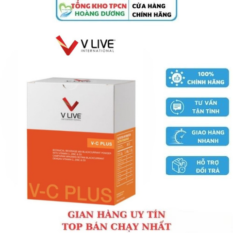 THANH LÝ - V-C PLUS bổ sung các dưỡng chất tăng cường hệ miễn dịch, làm chậm quá trình lão hóa da