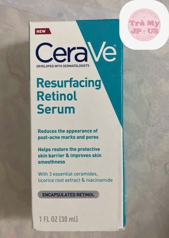 Tinh Chất Cerave Retinol 30ml Chống Lão Hoá - Giảm Thâm, Se Lỗ Chân Lông, Cải Thiện Làn Da, Cấp Ẩm Với Ceramide & Niacinamide