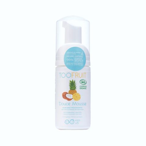 Sữa Rửa Mặt Tạo Bọt Hữu Cơ Toofruit Dừa - Dứa 100ml Dành Cho Trẻ Em 5-14 Tuổi - Chăm Sóc Da Nhạy Cảm, Thoáng Mát