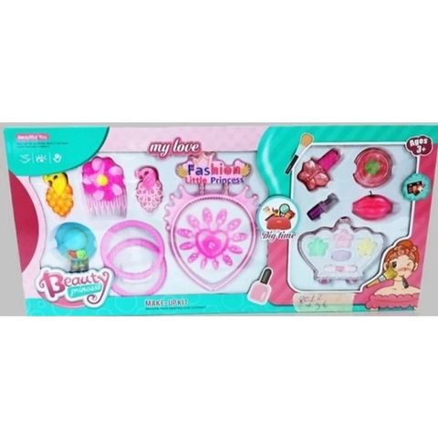Bộ Đồ Chơi Trang Điểm Cho Bé Gái - Bộ Nhập Vai Nhiều Màu Có Gương, Lược & Túi Xách Dễ Thương, Quà Tặng Sinh Nhật Tuyệt Vời