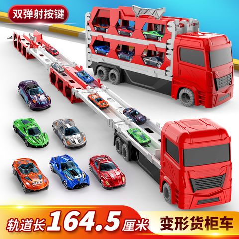 Đồ Chơi Đường Đua Dài Kèm Ô Tô Mini Biến Hình Cho Bé Trai - Trải Nghiệm Đua Xe Thú Vị và Sáng Tạo
