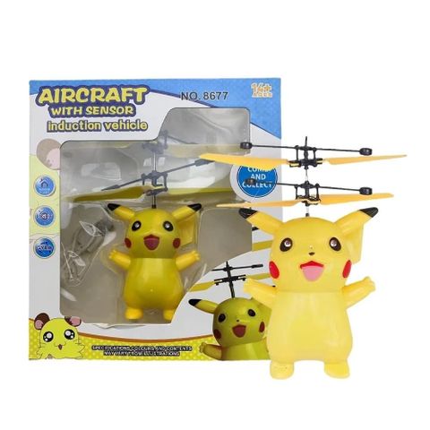 Đồ Chơi Bay Cảm Ứng Pikachu Doremon - Mô Hình Cảm Biến Bay Được Cho Trẻ Em - Đồ Chơi Vận Động Vui Nhộn, Khám Phá Sáng Tạo