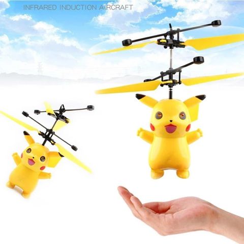 Đồ Chơi Bay Cảm Ứng Pikachu Doremon - Mô Hình Cảm Biến Bay Được Cho Trẻ Em - Đồ Chơi Vận Động Vui Nhộn, Khám Phá Sáng Tạo