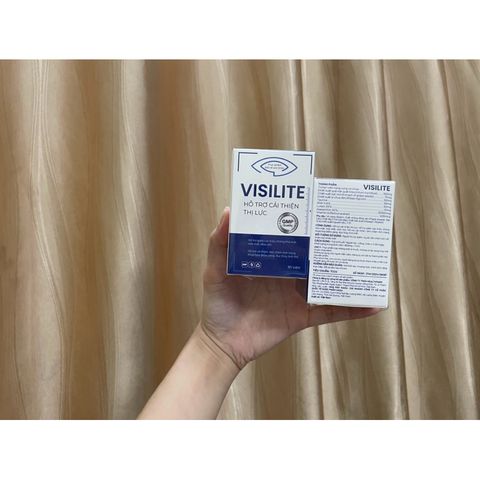 Visilite - Hỗ trợ cải thiện thị lực, giảm khô mắt, mỏi mắt, nhìn mờ (Hộp 30 viên)