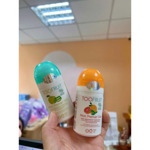 Lăn Khử Mùi Hữu Cơ Dành Cho Trẻ Em Từ 5 Tuổi Toofruit - Hiệu Quả, Thiết Kế Tiện Lợi Giúp Trẻ Tự Tin Vui Chơi