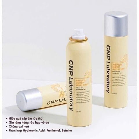 Xịt Khoáng Tinh Chất Keo Ong CNP Propolis Energy Ampule Mist 50ml - Dưỡng Ẩm Chuyên Sâu, Bảo Vệ Da, Giúp Làm Sáng Da Khỏe Mạnh