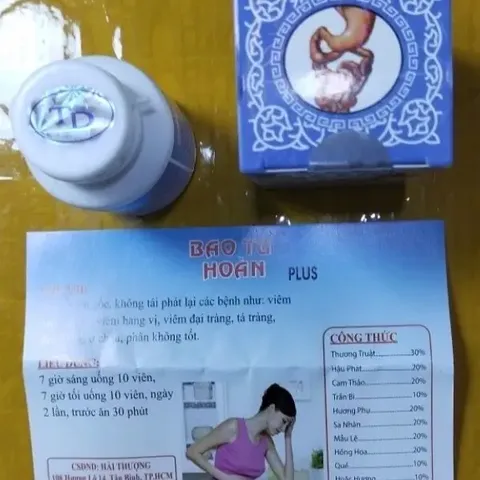 Viên Uống Bao Tử Hoàn Plus CSĐND Hải Thượng - Hỗ Trợ Viêm Dạ Dày, 105 Viên/Hộp, Sản Phẩm Chức Năng Chất Lượng Việt Nam