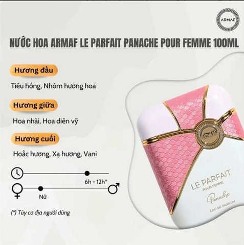 Nước Hoa ARMAF Le Parfait Panache EDP 200ml - Hương Thơm Quyến Rũ, Sang Trọng, Thích Hợp Cho Mọi Dịp