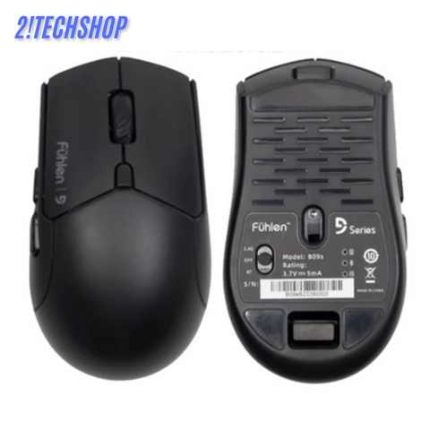 Chuột Không Dây Gaming Fuhlen B09S - Ergonomic Design, Kết Nối 2.4GHz, DPI 4000, Chuột Chơi Game Chính Hãng, Tiết Kiệm Năng Lượng