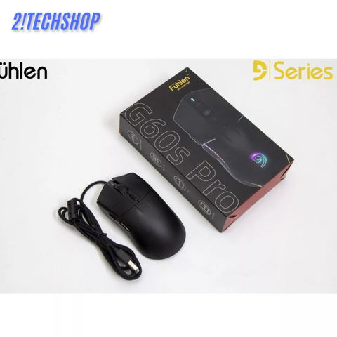 Chuột Có Dây Gaming Fuhlen G60S Pro - LED RGB 3200 DPI, Thiết Kế Ergonomic Cho Game Thủ Chuyên Nghiệp, Chất Liệu Bền Bỉ