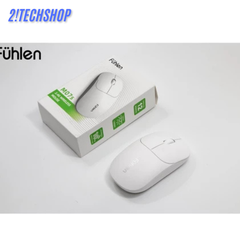 Chuột Không Dây Fuhlen M07S Đen-Trắng - Thiết Kế Hiện Đại, Kết Nối 2.4GHz, Độ Phân Giải 1600 DPI, Tiện Lợi Cho Làm Việc và Giải Trí