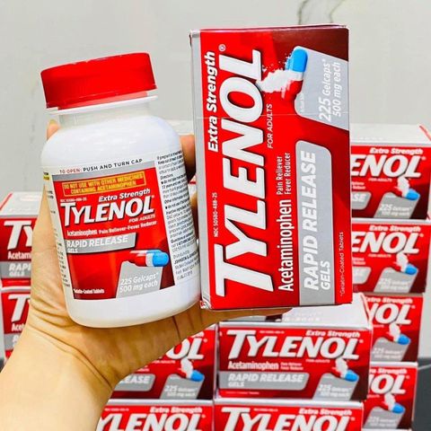 Tylenol Acetaminophen Extra Strength 500mg - Thuốc Giảm Đau, Hạ Sốt 325 Viên Mỹ, An Toàn và Hiệu Quả cho Cơn Đau Thông Thường