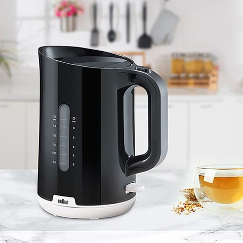 Bình Đun Siêu Tốc Braun WK1100BK - Công Suất 2200W, Dung Tích 1.7L, An Toàn BPA Free, Đun Nước Nhanh Chóng Trong 45 Giây