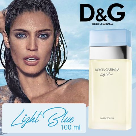 Nước hoa nữ Dolce & Gabbana Light Blue Eau De Toilette 100ml - Hương Hoa Cỏ Trái Cây Tươi Mát cho Phái Đẹp, Quyến Rũ và Thời Thượng